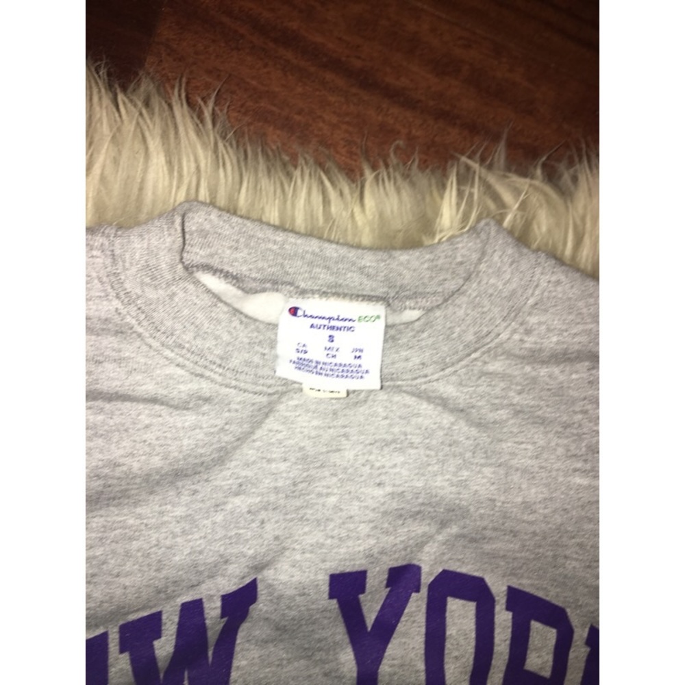 NEW! NYU Champion Sweatshirt - Picture 3 of 5