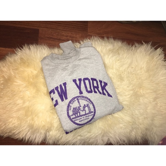 NEW! NYU Champion Sweatshirt - Picture 2 of 5