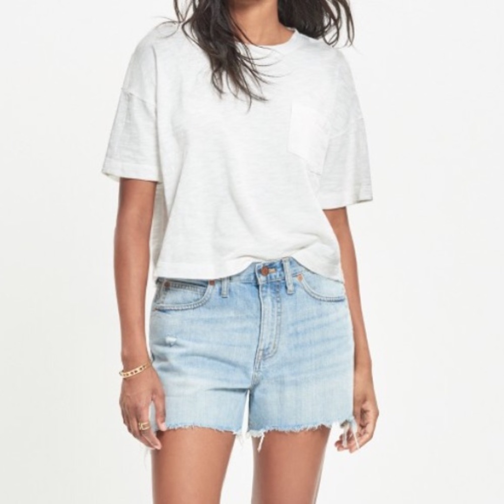 Madewell Denim Boyshorts: Cutoff Edition
