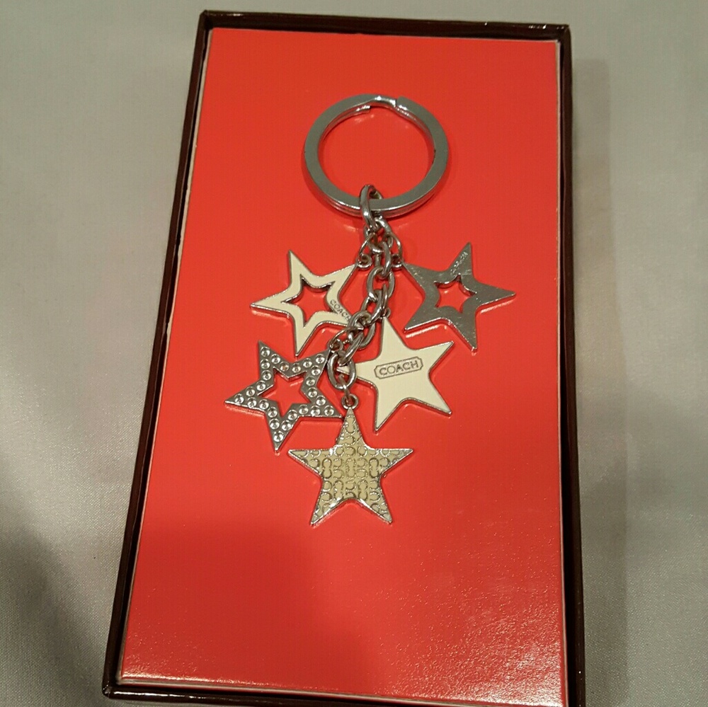 Coach Stars keychain