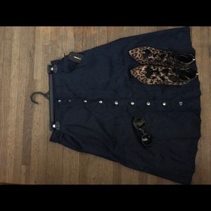 Forever 21 navy skirt