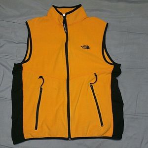 Mens north face fleece vest small
