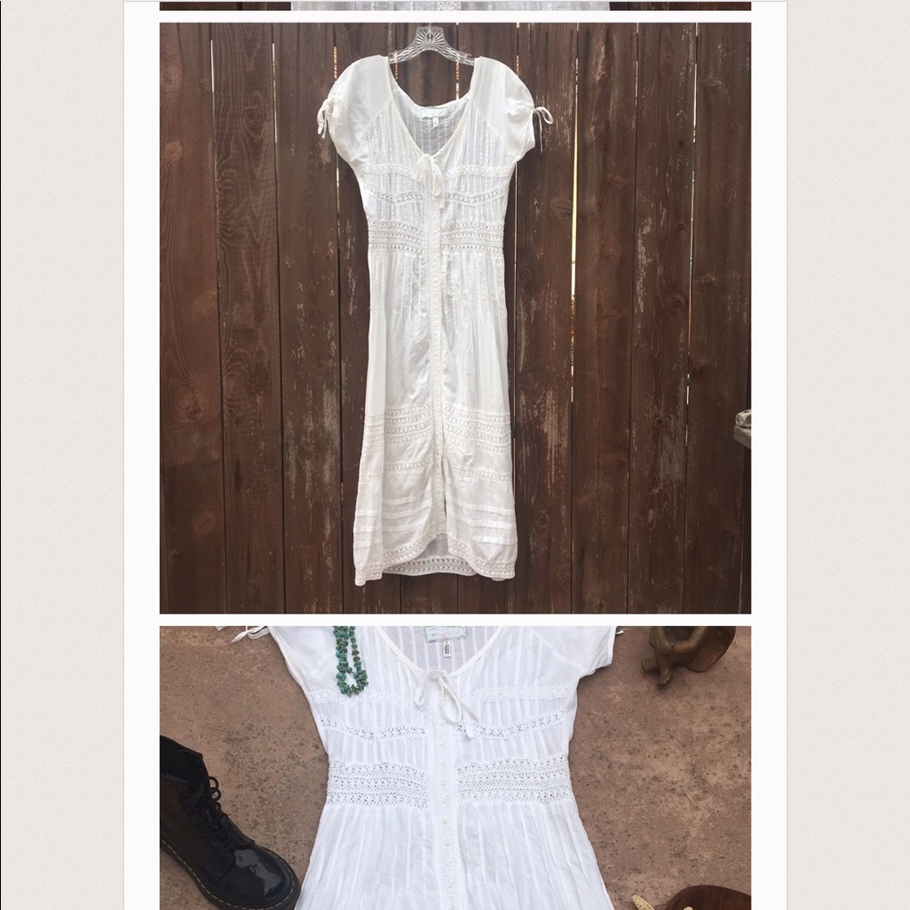 Anthropologie Cotton Boho dress