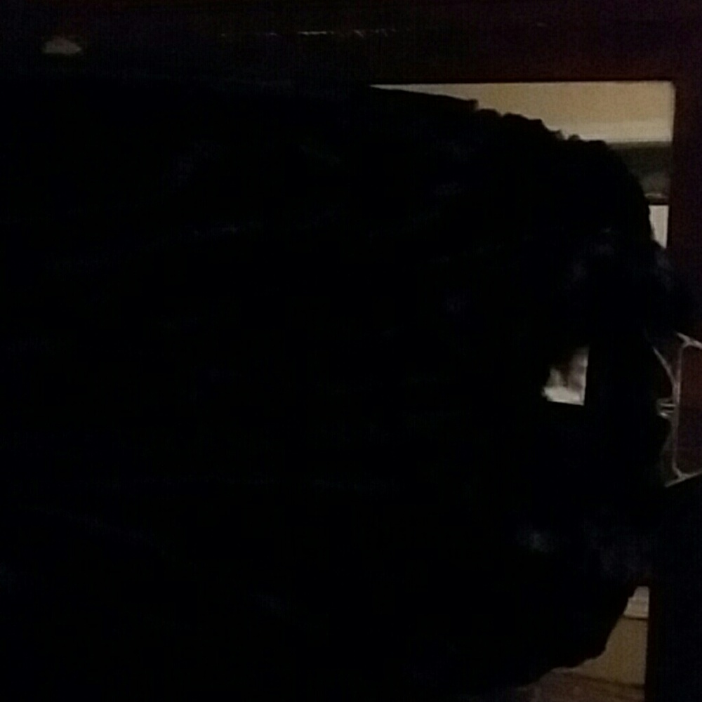 Black faux jacket