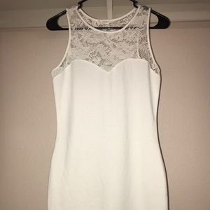 White lace dress