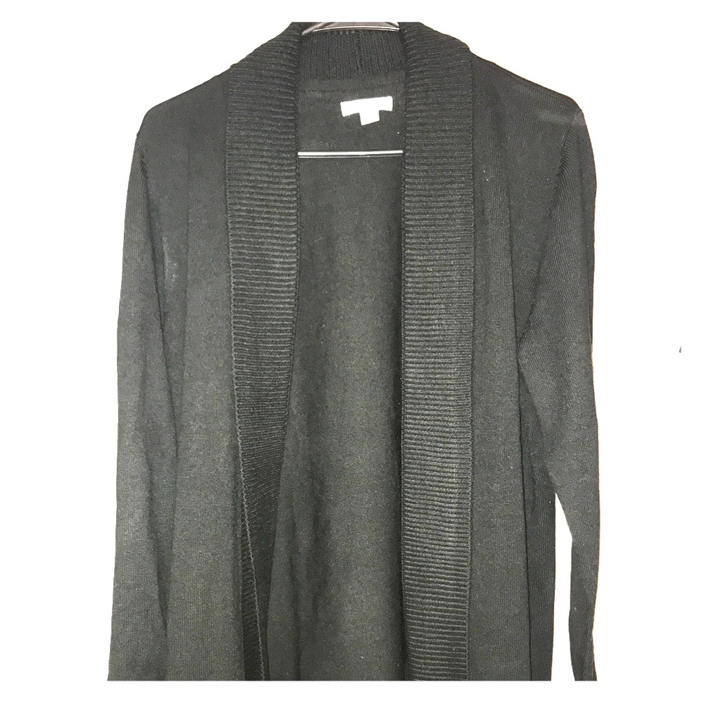 Black cardigan