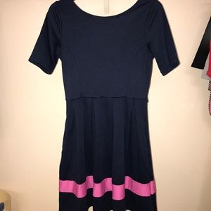 Pleated with pockets dress