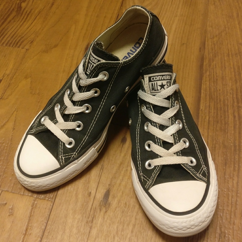Classic Black Low Top Converse