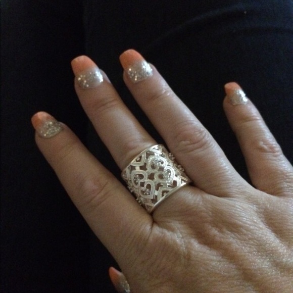 🌺Sale🌺silver plated  ring 💰 - Picture 2 of 3