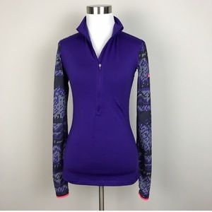 Nike 1/4 Zip Workout 1/2 Top Running Dr-Fit Pro