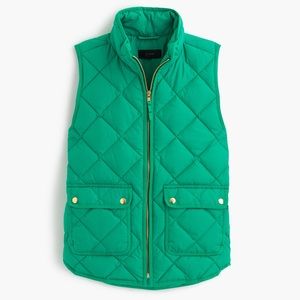 J. Crew Green Vest