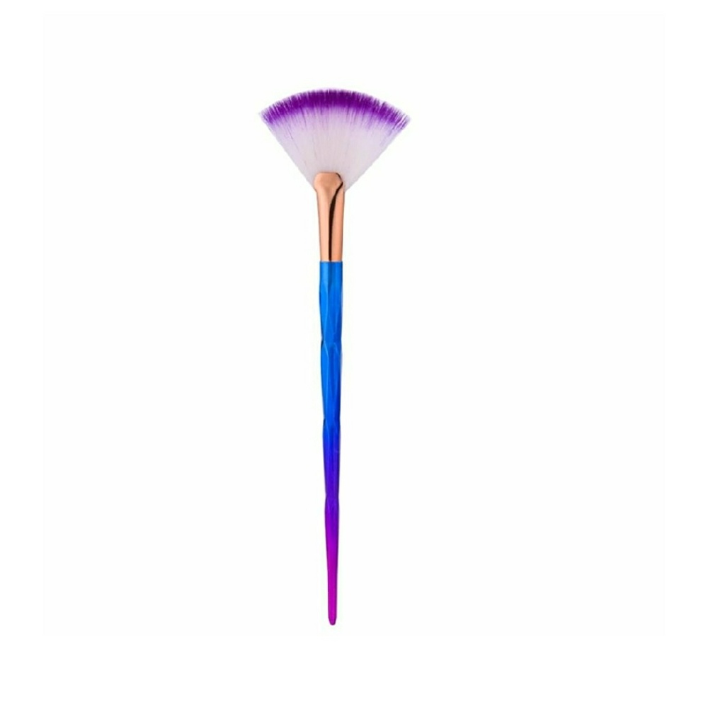 Diamond Unicorn Portable Slim Fan Makeup Brush