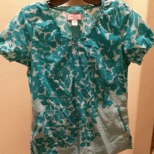 KOI XS scrub top
