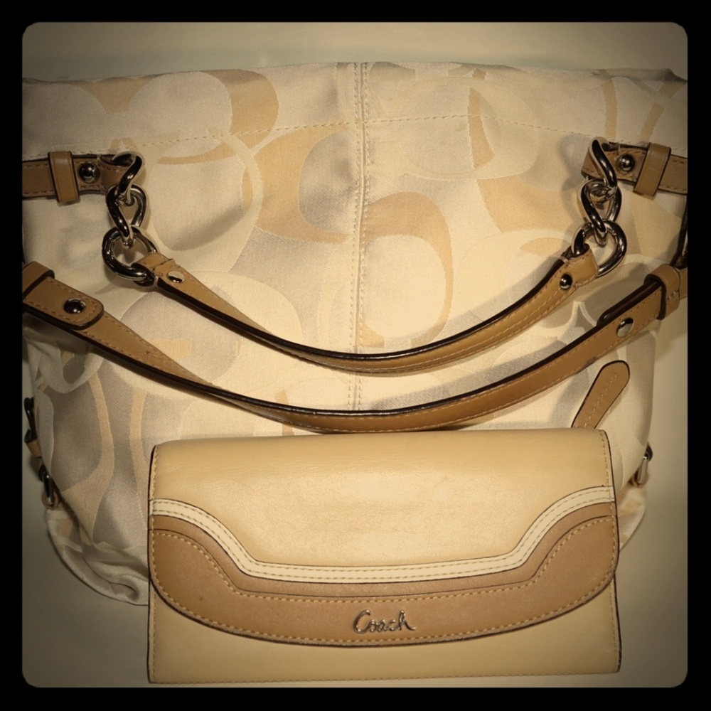 Coach Purse and Matching Wallet.