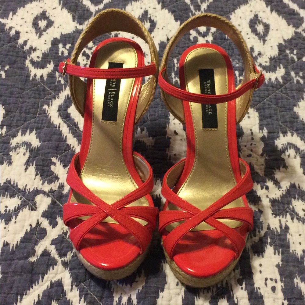 WHBM Wedge Sandals