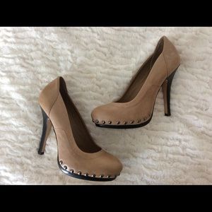 Aldo nude/tan platform heels