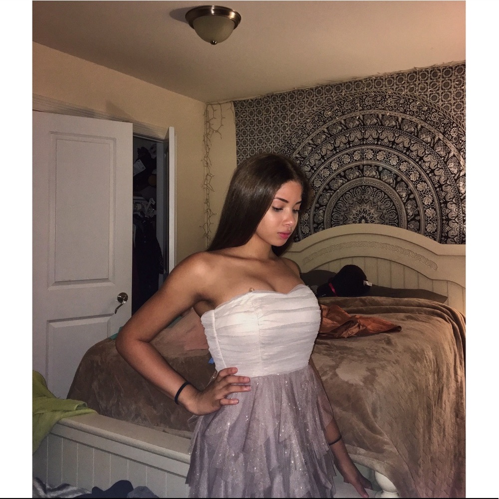 Prom / Homecoming / Formal Strapless Glitter Dress