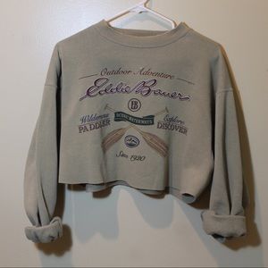 Eddie Bauer Cropped Adventure Sweatshirt