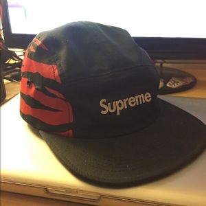 supreme zebra camp cap
