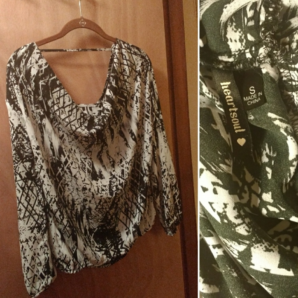 Strappy dress blouse