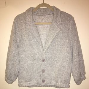 American Apparel fleece-lined jacket (gray)