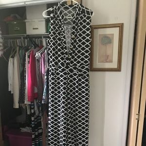 Ladies Cross Pattern Jumpsuit