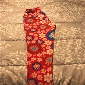 LaluRoe Floral OS Leggings.