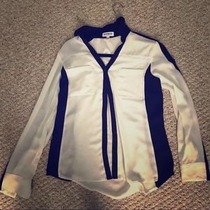 Express button down blouse