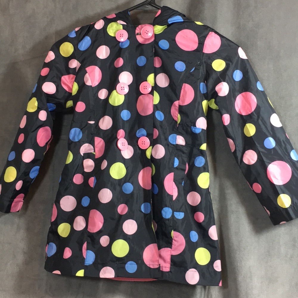 Pumpkin Patch Raincoat with removable lining