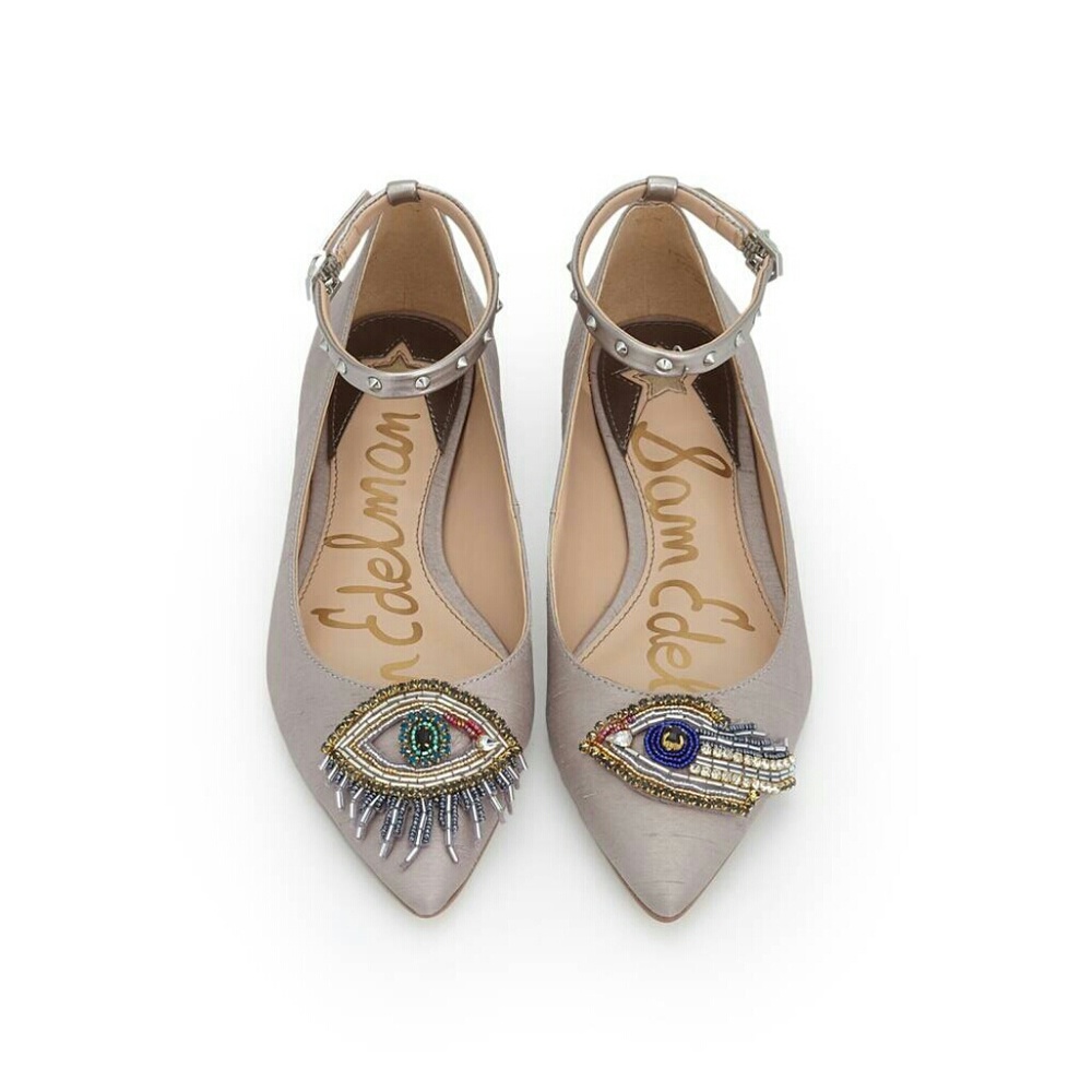 Sam Edleman Rexley Grey Silk