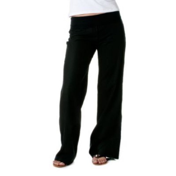 Love Tree Pants - LOVE TREE• black linen pants