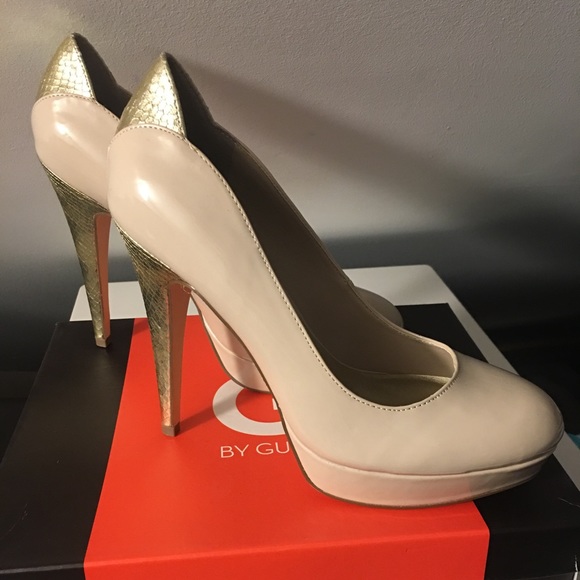 Guess Shoes - Guess Wandaa Neutral Heels