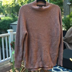 Knit mock neck sweater