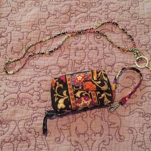 Vera Bradley Wristlet and Lanyard
