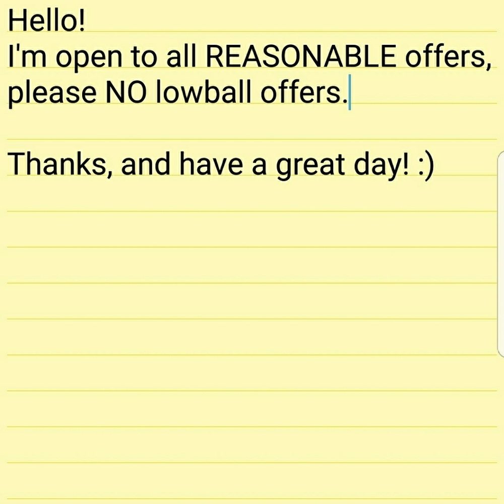 NO LOWBALLS