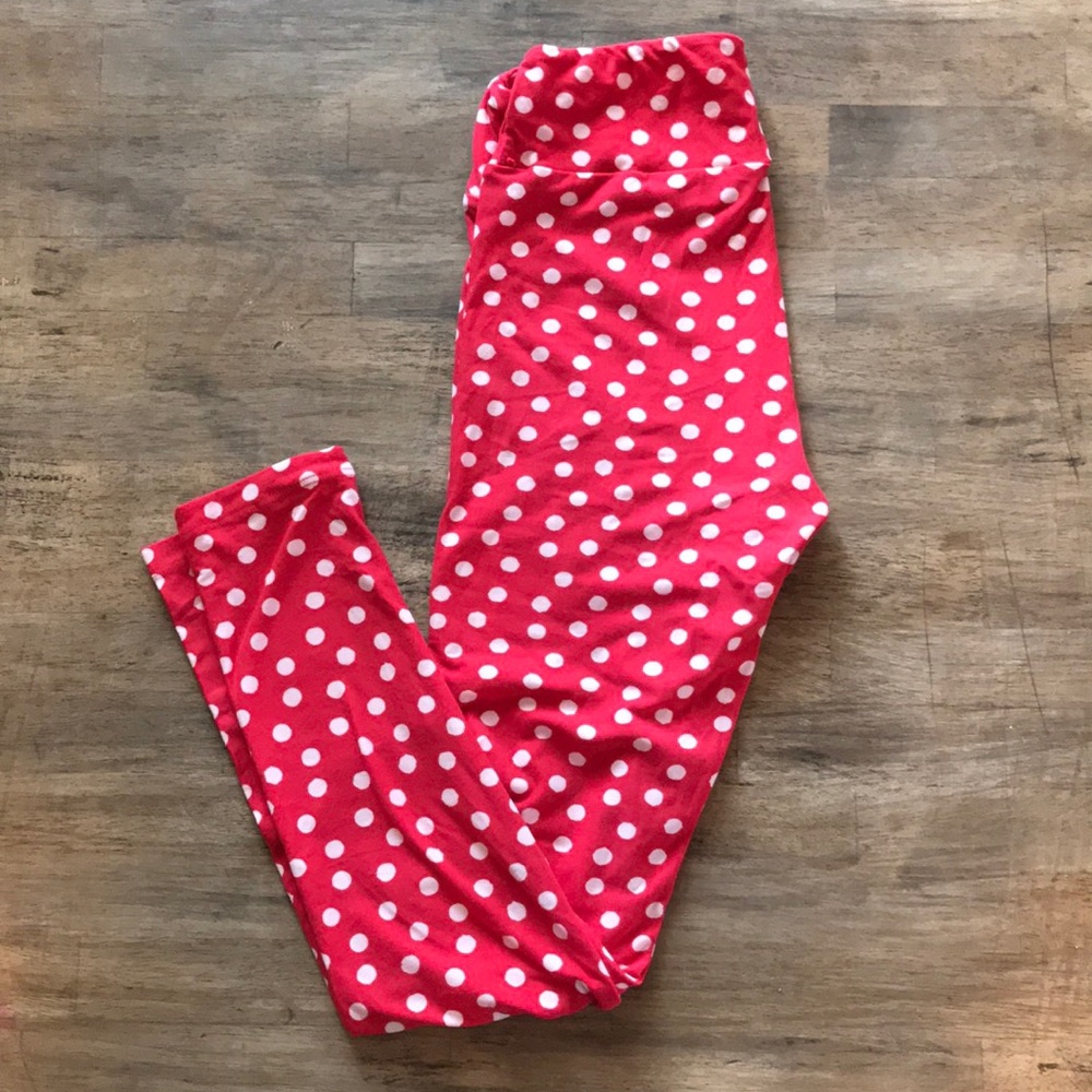 LulaRoe OS Minnie Mouse leggings