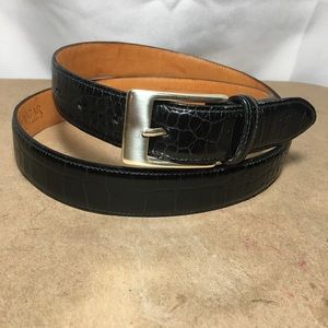 Trafalgar croc embossed Italian Calfskin sz 38