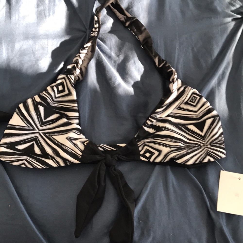 Black and White Print Bikini