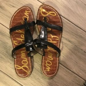 Sam Edelman black slide sandals