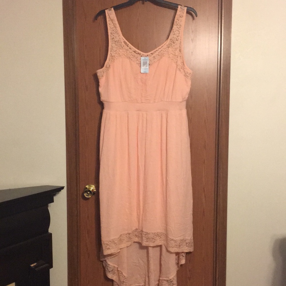 Blush lace hi-low tank maxi dress Torrid