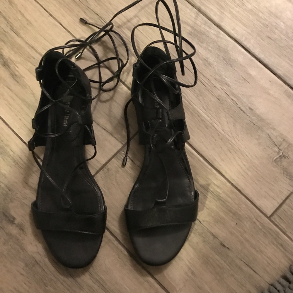 WHBM strappy flat sandals