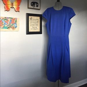 Blue dress perfect for office