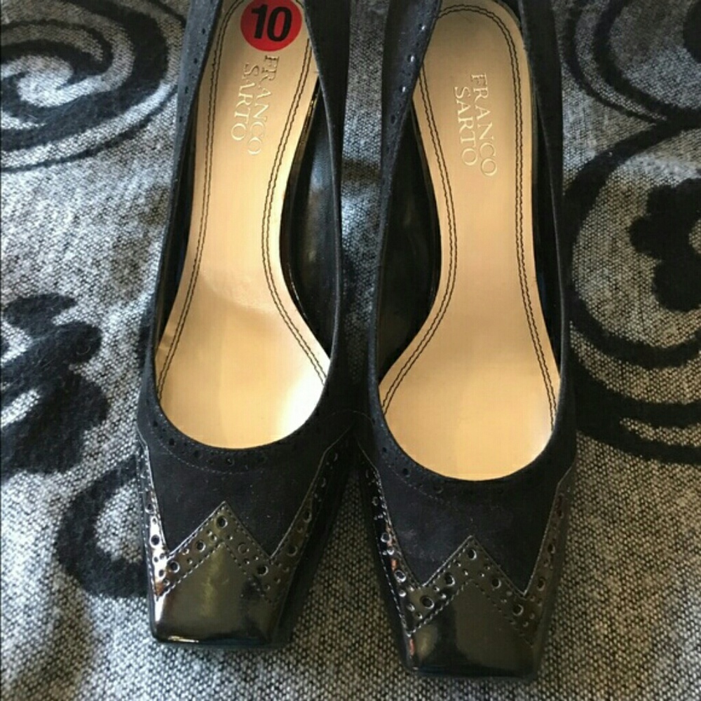 Franco Sarto Square Toe Pumps - Picture 1 of 1