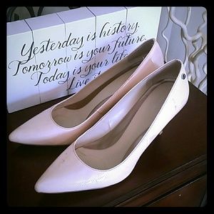 Calvin Klein Blush Pink low heel