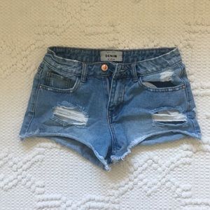 Denim Cutoff Shorts