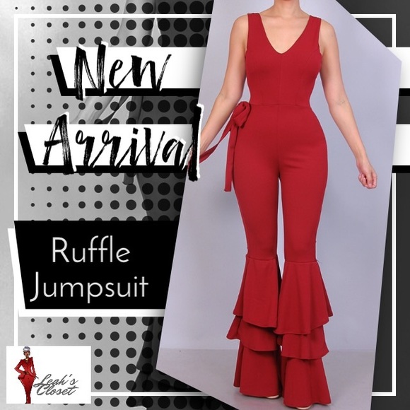 Ruffle Jumpsuit - Picture 1 of 2