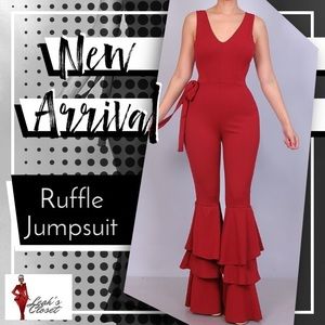 Ruffle Jumpsuit