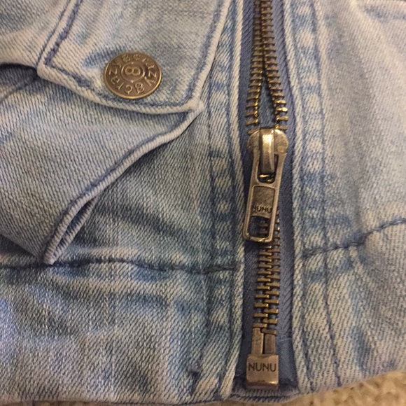 Stone denim Crazy 8 kids jacket - size 10-12 - Picture 2 of 5