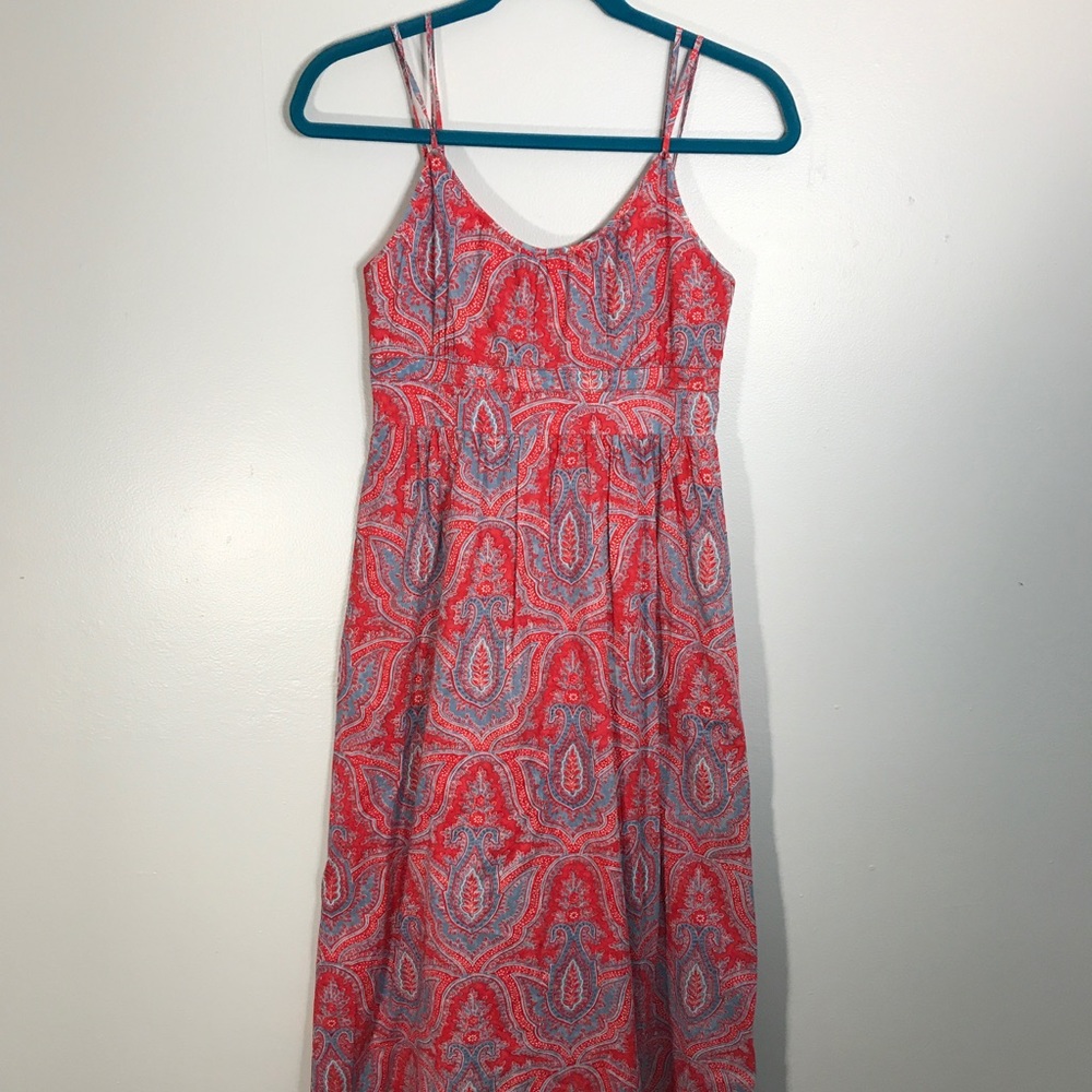 J. Crew Floral Paisley Maxi Dress