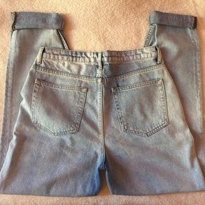Light Blue Forever 21 denim high waisted mom jeans